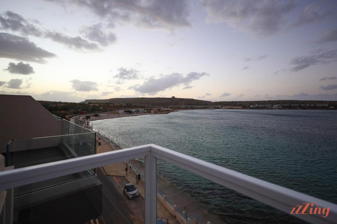 Pretty Beachfront Penthouse In Mellieħa Exterior foto