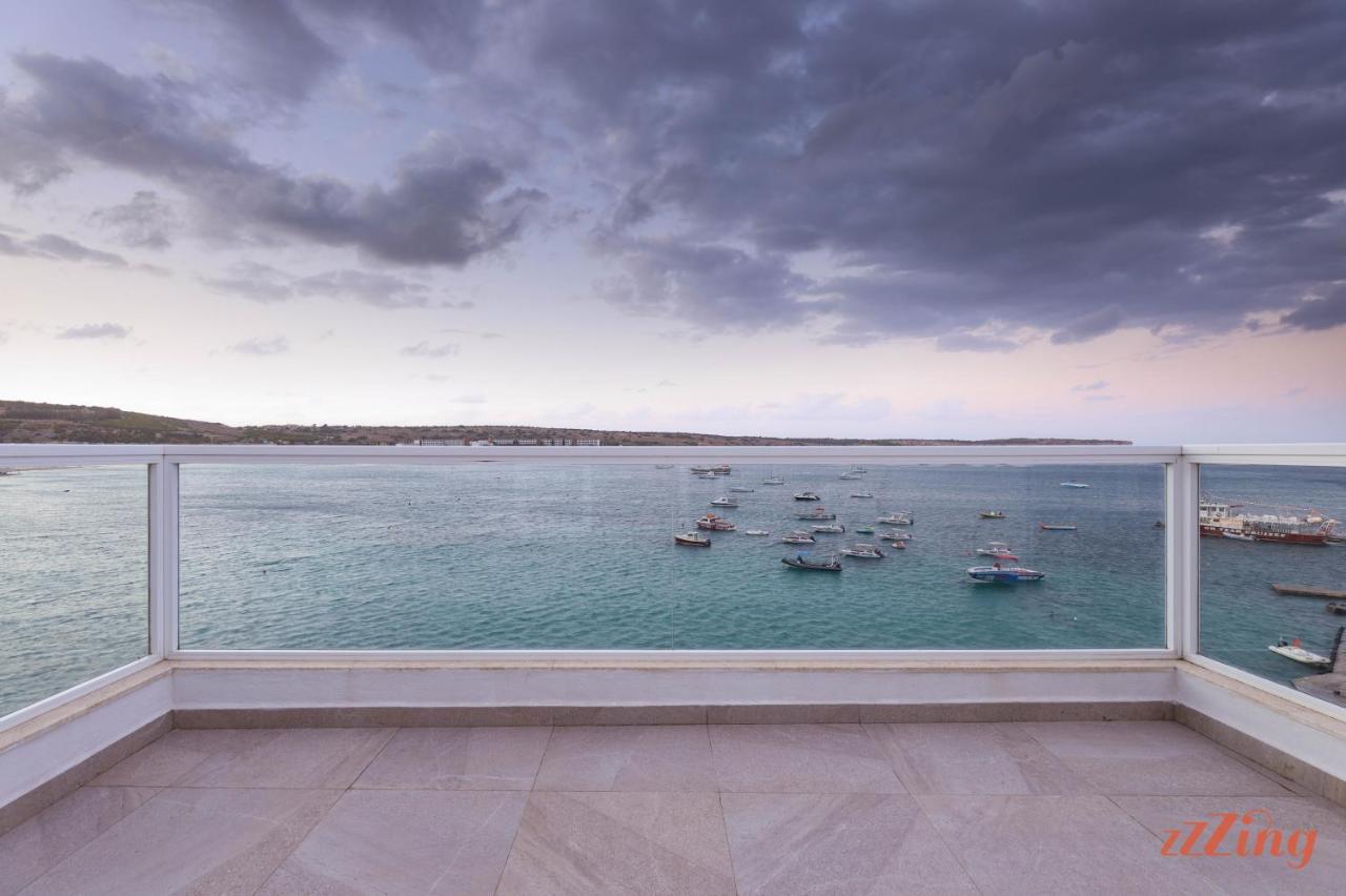 Pretty Beachfront Penthouse In Mellieħa Exterior foto
